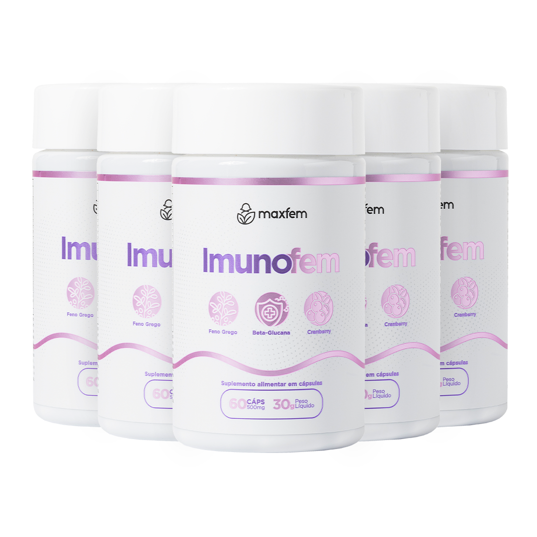 Imunofem – Suplemento para o Bem-Estar Íntimo Feminino 5 meses