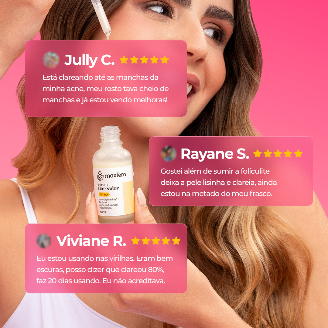 Sérum Clareador Íntimo Maxfem