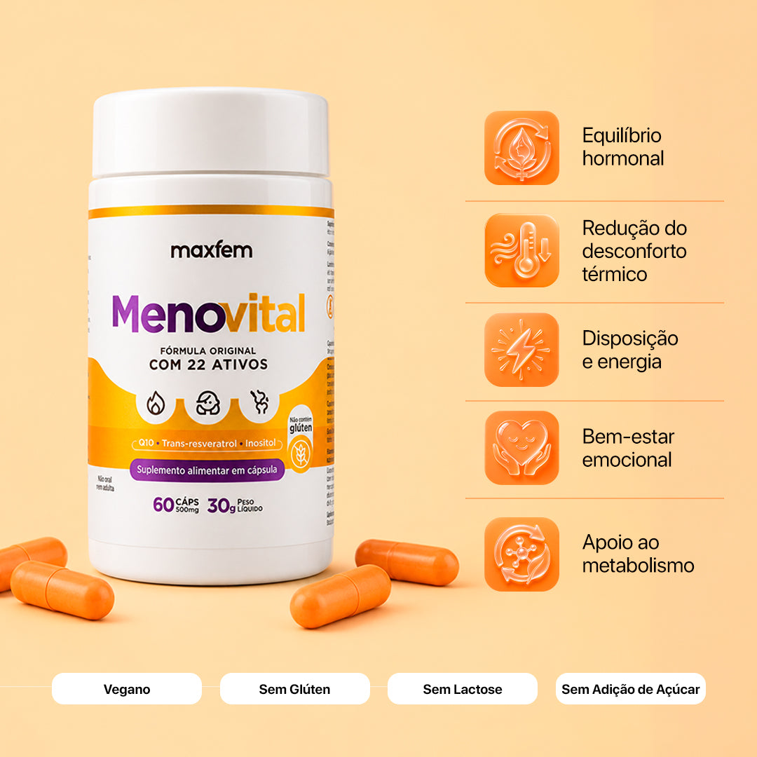 Menovital – Suplemento para o Bem-Estar da Mulher 40+