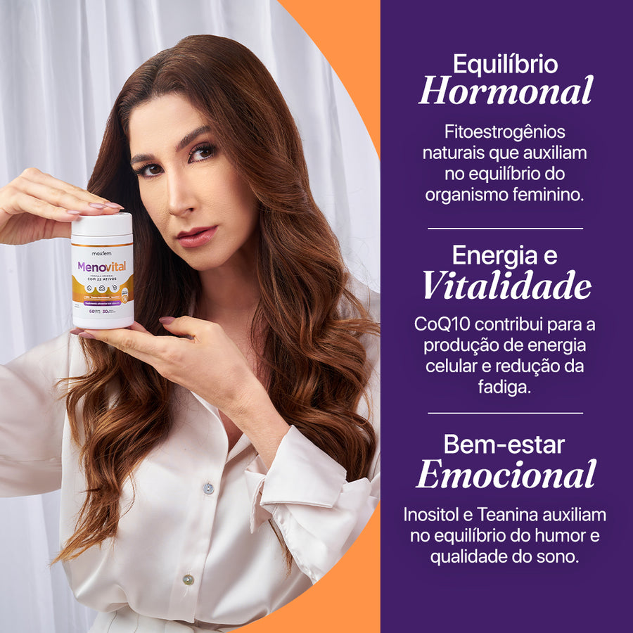 Menovital – Suplemento para o Bem-Estar da Mulher 40+