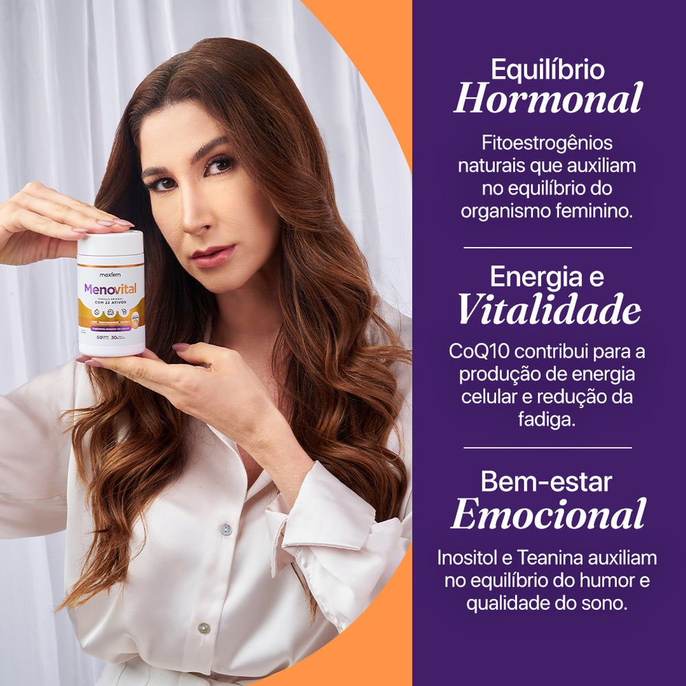 Menovital – Suplemento para o Bem-Estar da Mulher 40+