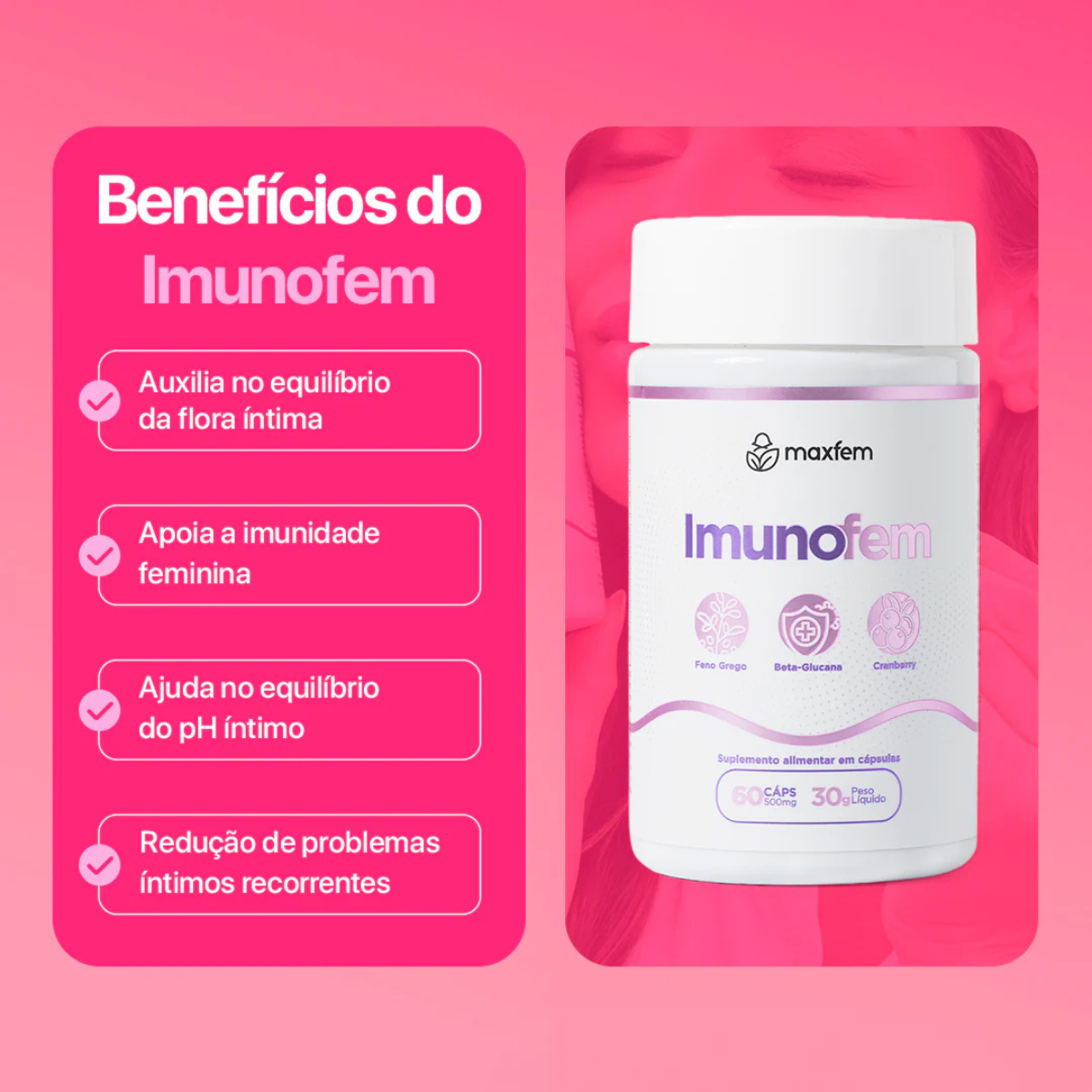Kit Imunofem Gummy + Imunofem Cápsulas – Saúde Feminina