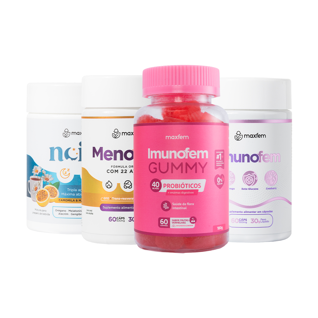 GUMMY + IMUNOFEM + NOITE + MENOVITAL