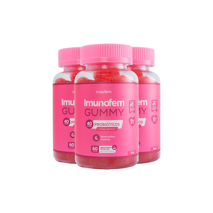 Kit 3 Imunofem Gummy Maxfem