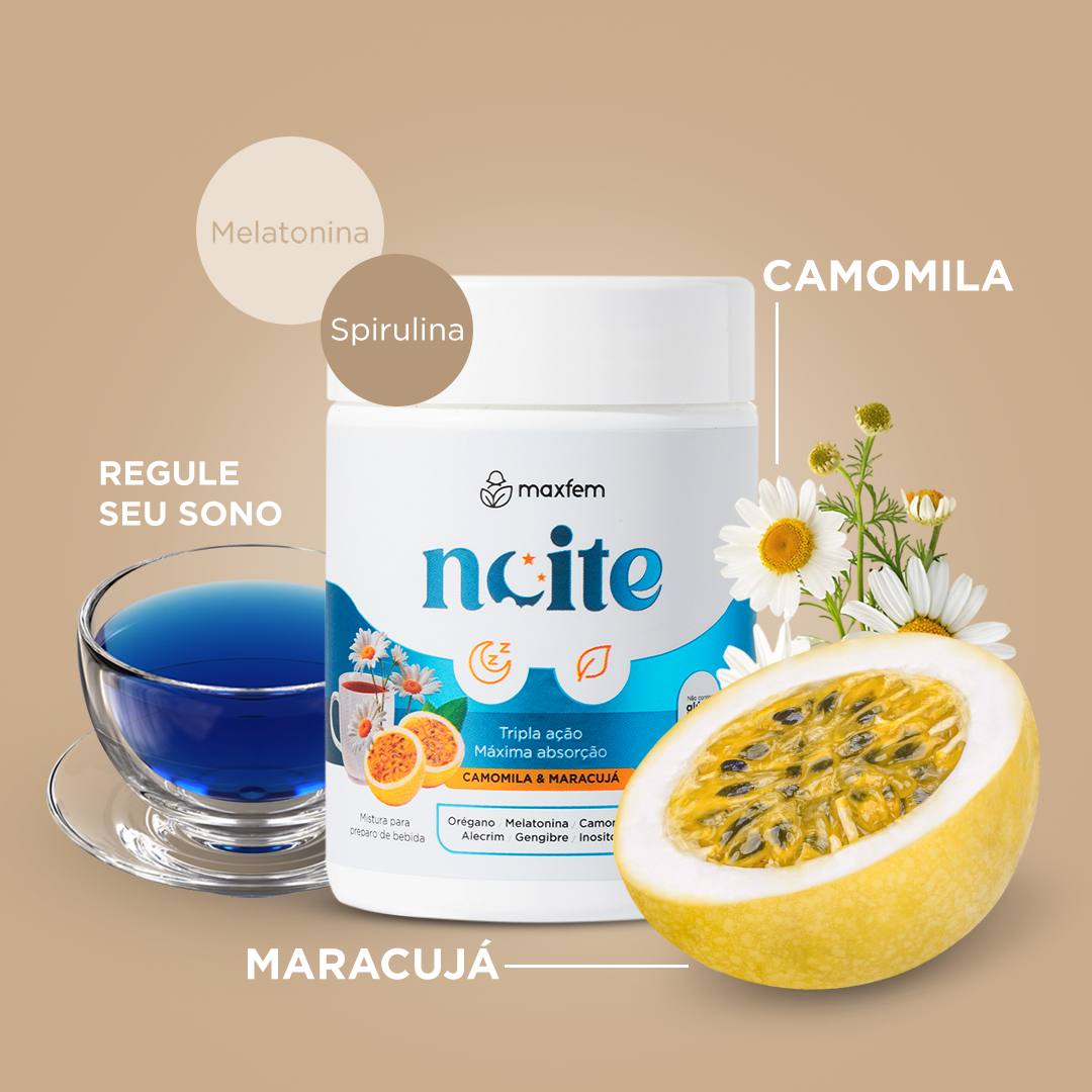 Maxfem Noite – Suplemento Noturno com Melatonina e Orégano