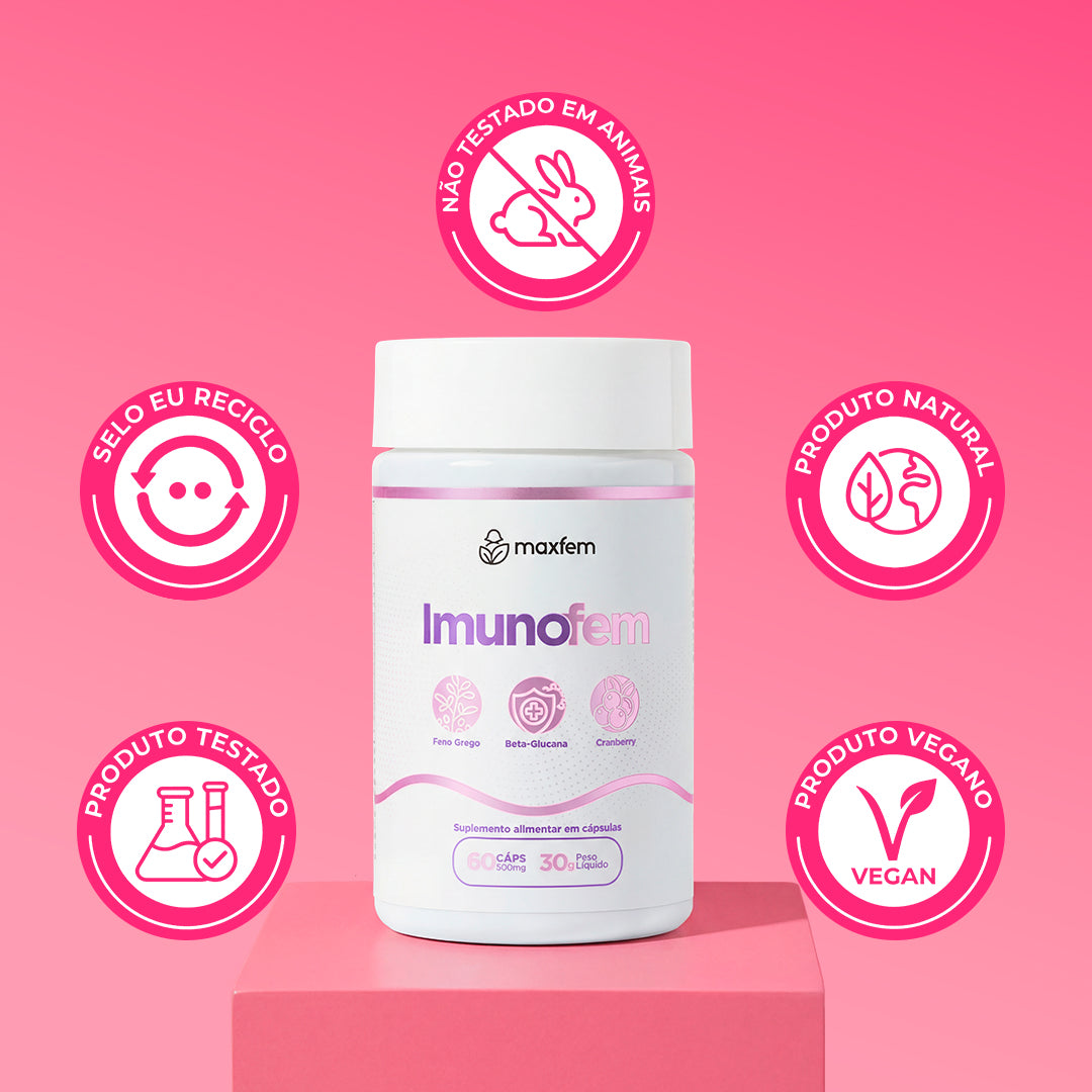Imunofem – Suplemento para o Bem-Estar Íntimo Feminino 1 mês