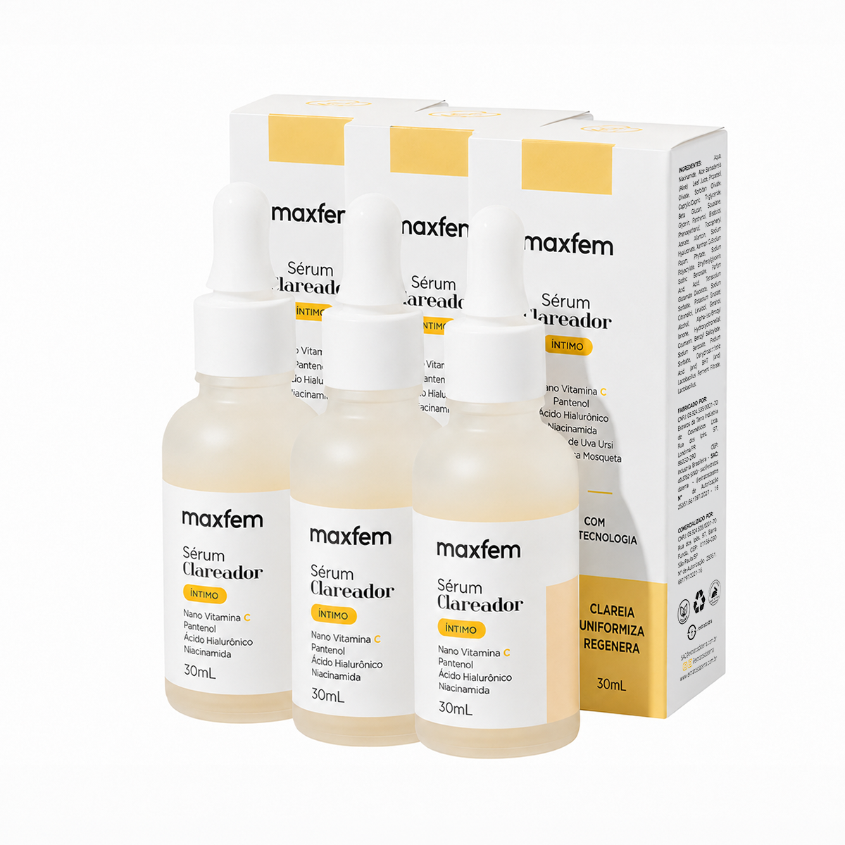 Kit Sérum Clareador Íntimo Maxfem