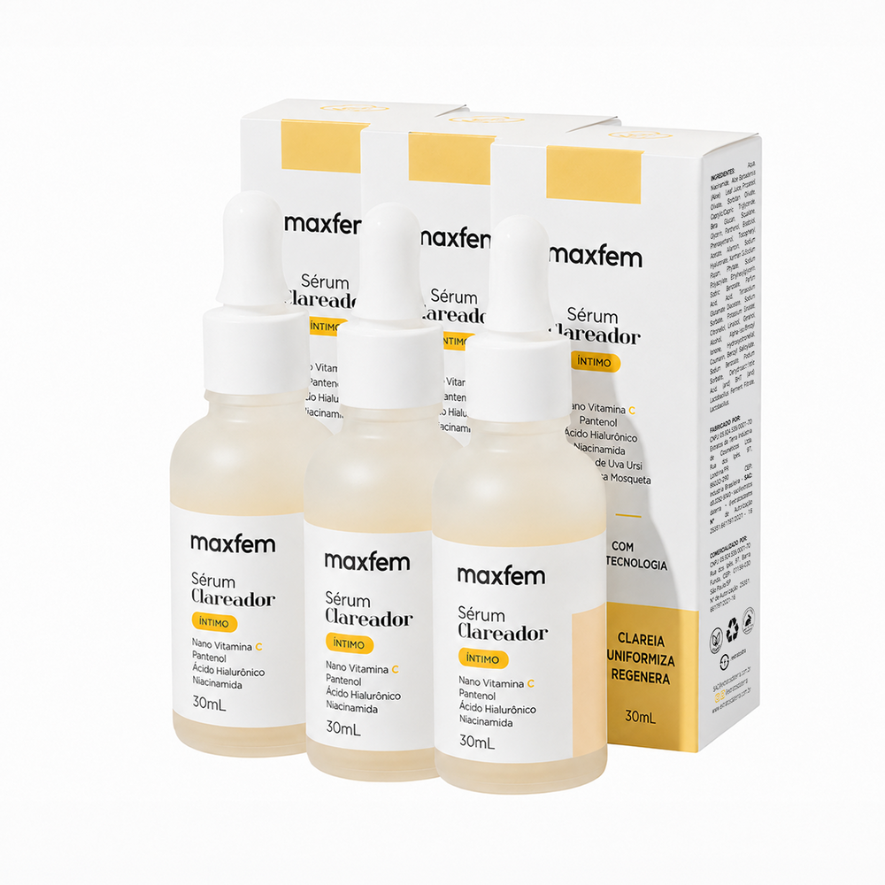 Kit Sérum Clareador Íntimo Maxfem