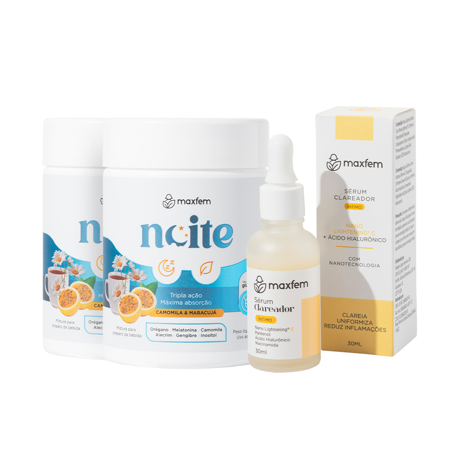Kit 2 Noite + Sérum Clareador Íntimo