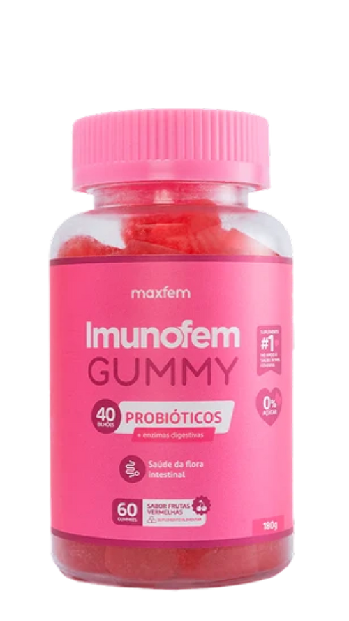 Imunofem Gummy – 40 Bilhões de Probióticos em Gummy