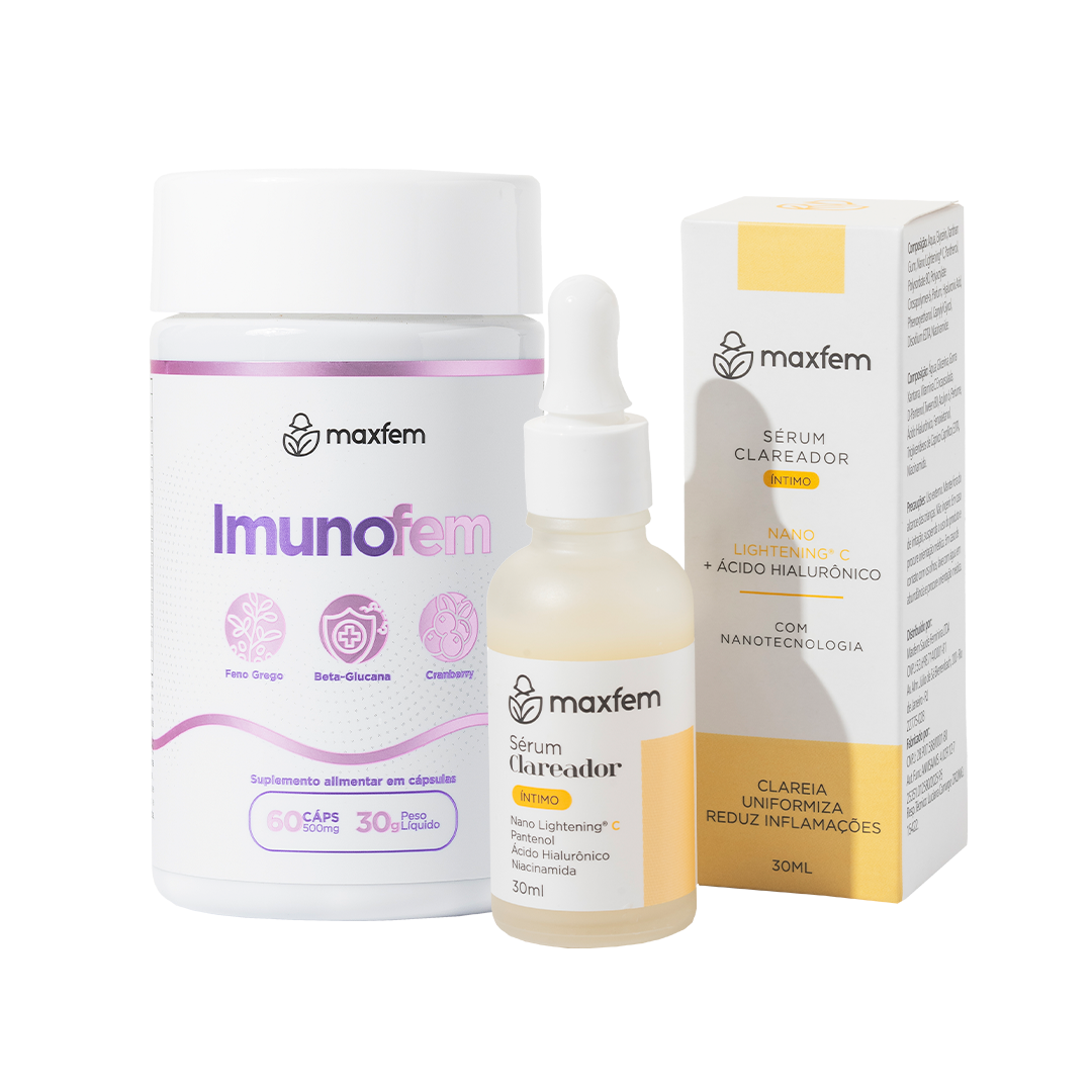 Imunofem + Sérum Clareador Maxfem