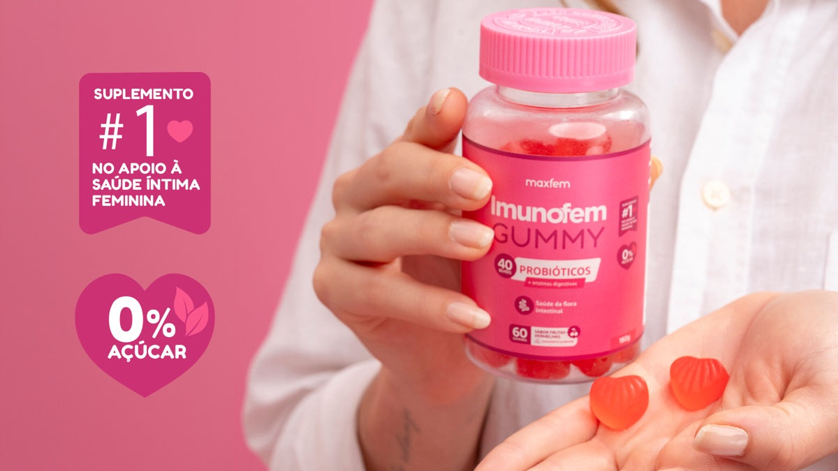Imunofem Gummy, suplemento alimentar em goma da Maxfem