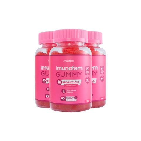 Imunofem Gummy, 3 frascos para 90 dias