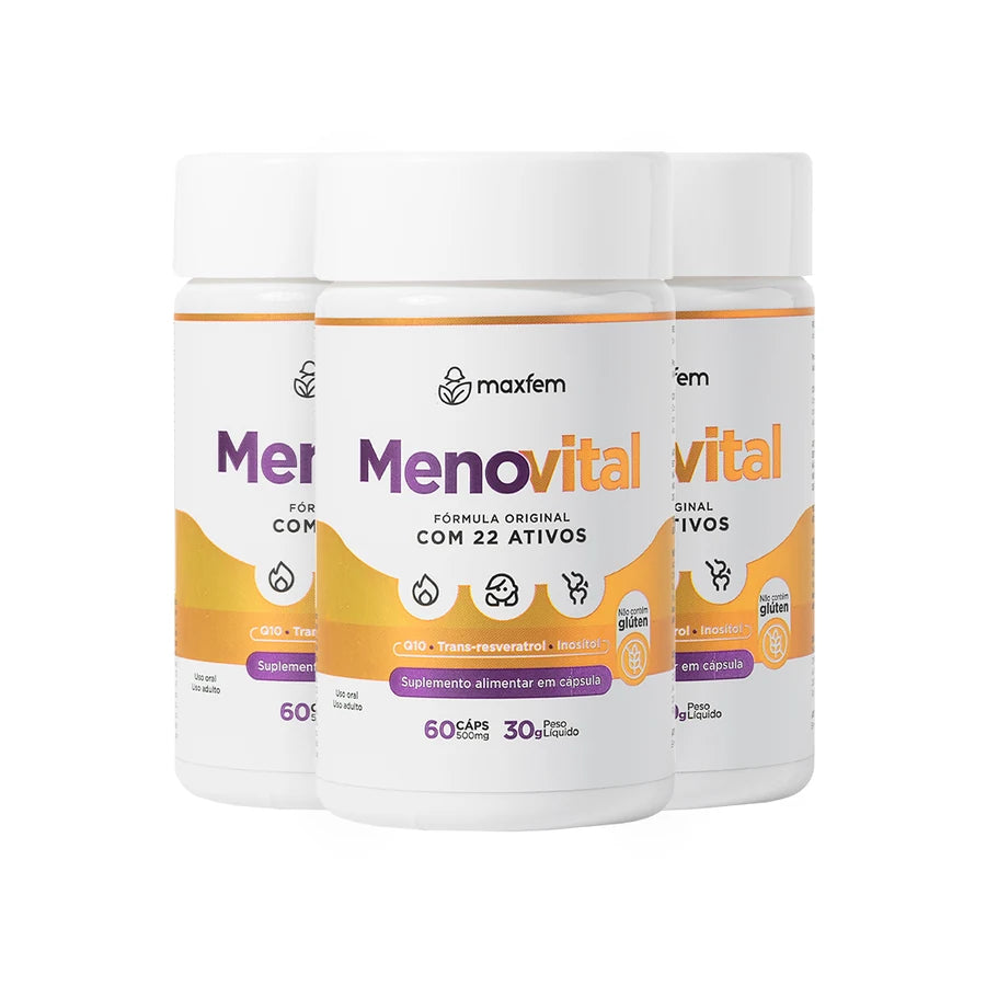 Menovital Maxfem, kit com 3 frascos para 90 dias