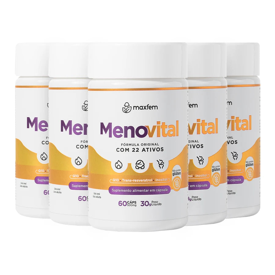 Menovital Maxfem, kit com 5 frascos para 150 dias