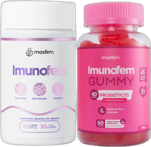 Imunofem Gummy + Imunofem cápsulas