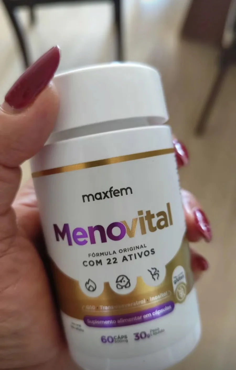 Foto enviada pela cliente